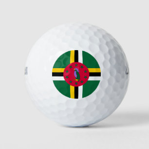 Vlag van Dominica Golfballen