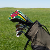vlag van Dominica Golfheadcover (Insitu)