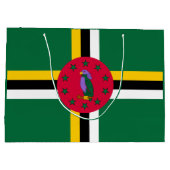 Vlag van Dominica Groot Cadeauzakje (Achterkant)
