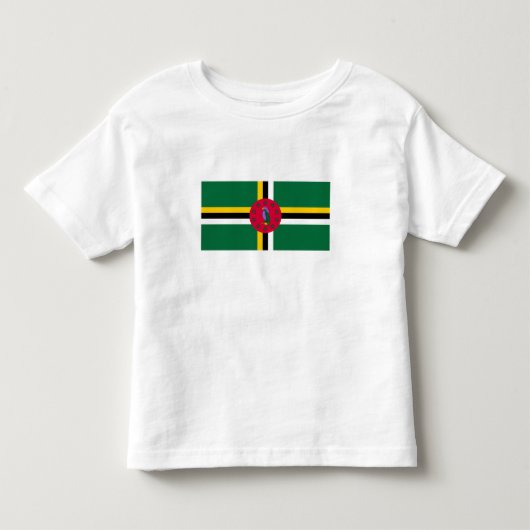 Vlag van Dominica Kinder Shirts (Voorkant)