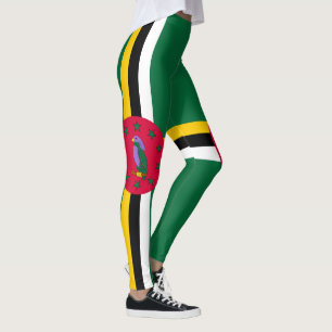 Vlag van Dominica Leggings