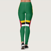 Vlag van Dominica Leggings (Achterkant)