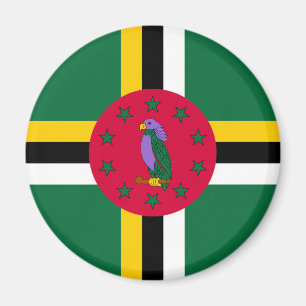 Vlag van Dominica Magneet