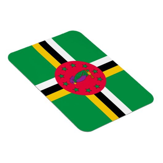 vlag van Dominica Magneet (Rechterzijde)