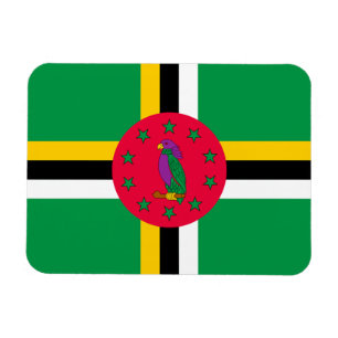 vlag van Dominica Magneet