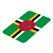 vlag van Dominica Magneet (Linkerzijde)