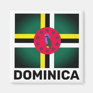 vlag van Dominica Magneet