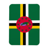 Vlag van Dominica Magneet (Verticaal)