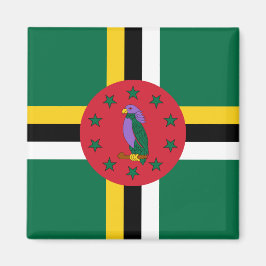 vlag van Dominica Magneet