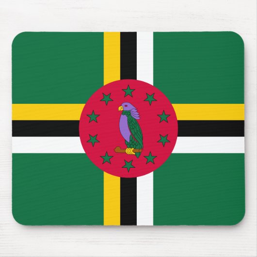 Vlag van Dominica Muismat (Voorkant)