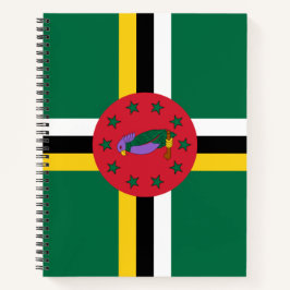 vlag van Dominica Notitieboek