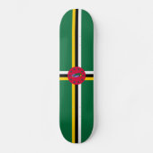 Vlag van Dominica Persoonlijk Skateboard (Voorkant)