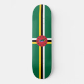 Vlag van Dominica Persoonlijk Skateboard (Voorkant)