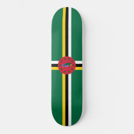 Vlag van Dominica Persoonlijk Skateboard