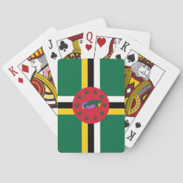 vlag van Dominica Pokerkaarten