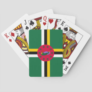 Vlag van Dominica Pokerkaarten