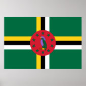 Vlag van Dominica Poster (Voorkant)
