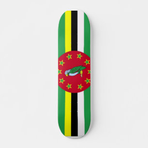 Vlag van Dominica Skateboard