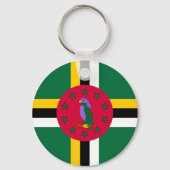 vlag van Dominica Sleutelhanger (Achterkant)