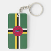 vlag van Dominica Sleutelhanger (achterkant)