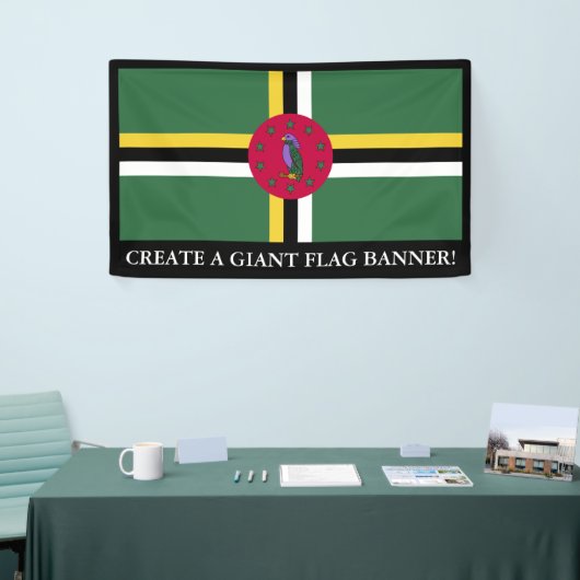 vlag van Dominica Spandoek (Beurs)