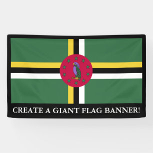 vlag van Dominica Spandoek