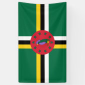 vlag van Dominica Spandoek (Verticaal)