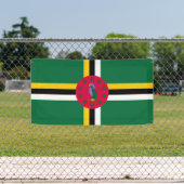 Vlag van Dominica Spandoek (Insitu)