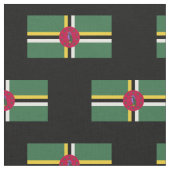 vlag van Dominica Stof (Close Up)