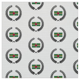 vlag van Dominica Stof