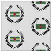 vlag van Dominica Stof (Close Up)
