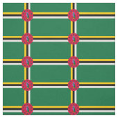 Vlag van Dominica Stof (Swatch)