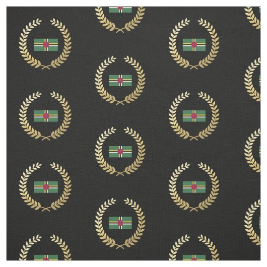 vlag van Dominica Stof (Swatch)