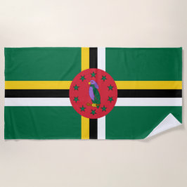 Vlag van Dominica Strandlaken