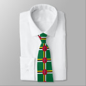 Vlag van Dominica Stropdas (Gebonden)