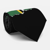 vlag van Dominica Stropdas (Opgerold)