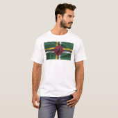 Vlag van Dominica T-shirt (Voorkant volledig)