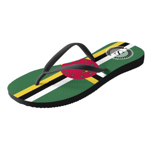 vlag van Dominica Teenslippers (Schuin)