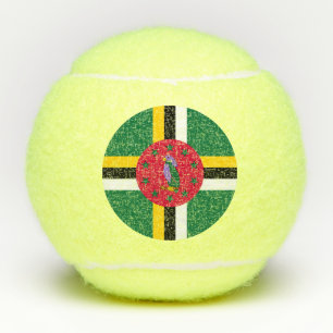 Vlag van Dominica Tennisballen