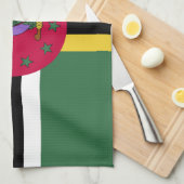 vlag van Dominica Theedoek (Quarter Fold)