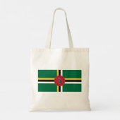 vlag van Dominica Tote Bag (Achterkant)