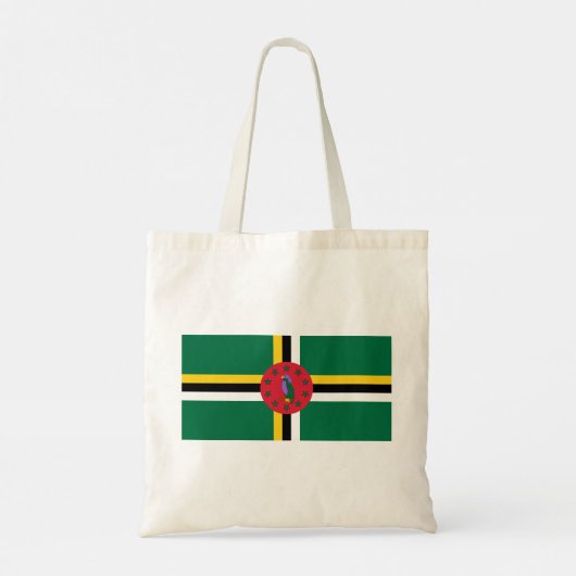 vlag van Dominica Tote Bag (Achterkant)
