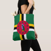 Vlag van Dominica Tote Bag (Dichtbij)