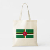 Vlag van Dominica Tote Bag (Achterkant)
