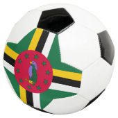 Vlag van Dominica Voetbal (Drie kwart)