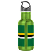 Vlag van Dominica Waterfles (Achterkant)