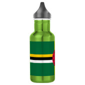 Vlag van Dominica Waterfles (Links)