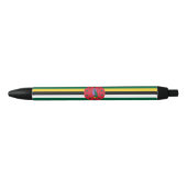 vlag van Dominica Zwarte Inkt Pen (Voorkant)