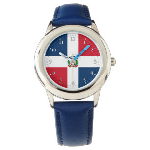 Vlag van Dominicaanse Republiek Horloge