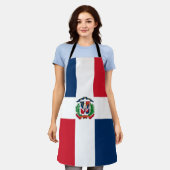 Vlag van Dominicaanse Republiek Schort (Gedragen)